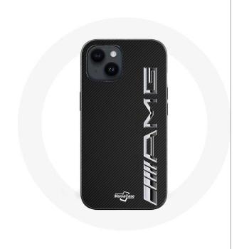 Protezione per iPhone 14 Plus AMG Logo Carbono Texture – Maniacase
