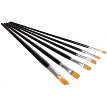 Winsor & Newton Set Pennelli Piatti Sintetici 6 Unità