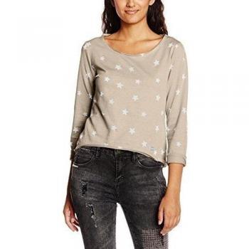 ONLY sudadera Mujer onlCHRISTINA L/S O-NECK SWT, Beige, Talla Large