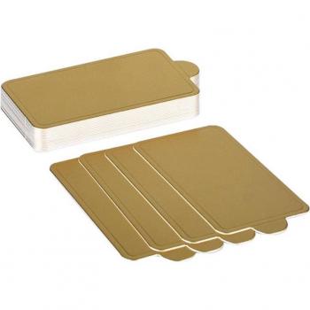 Tablero cartón para pasteles rectángulos decorativos, 100uds