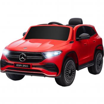HOMCOM EQA Carro Elétrico 12V Vermelho com Música e Buzina