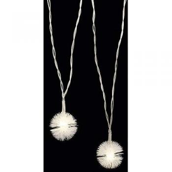 Polarlite Lichterkette Solar „Baller“ – 16‑Pack – Weiß