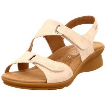 Beige Mephisto Sandalo Parigi Stampato 37