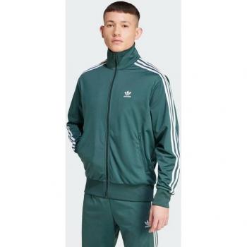 Felpa con zip adicolor Classics Firebird verde uomo