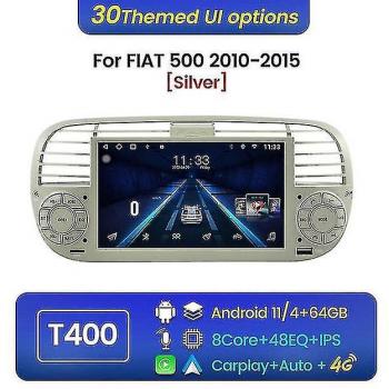 Pantalla IPS 1DIN para Fiat 500