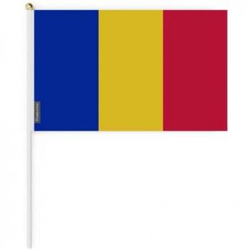 Compact National Flag – 30 cm × 45 cm – Pack of 50 – Polyester Fabric – Romanian Origin