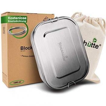 Blockhütte Brotzeitbox 1400ml mit Austauschdichtung
