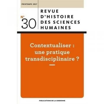 Revue d'histoire des sciences humaines 30