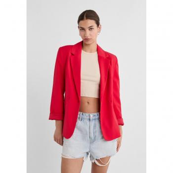 Stradivarius Blazer in Wickeloptik Rot