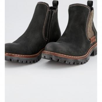 Stivaletti Chelsea Josef Seibel con Larghezza Comfort Donna Nero Taglia 39