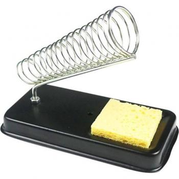 Electric Soldering Iron Holder with Cleaning Pads