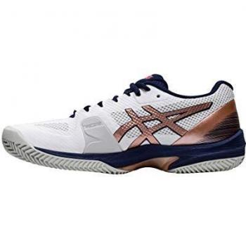 ASICS Frauencourt Speed Ff Clay – Leichtathletik (Weiß/Rosengold) 39