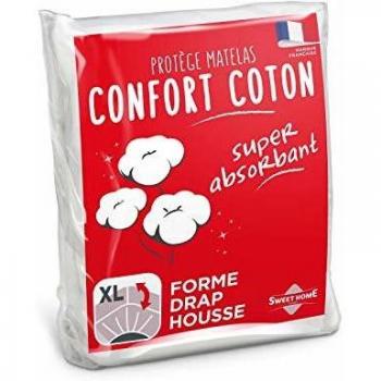 Drap-housse Confort Polycotton 90×190 cm