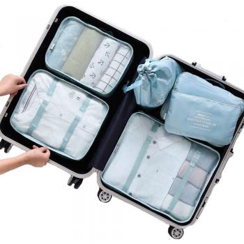 Bolsa de higiene y ropa Azul SuGer Travel