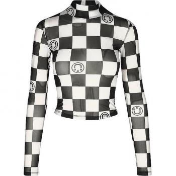 HUGO Langarmshirt Damen Weiss | L