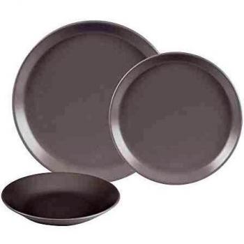 Service de vaisselle Itit gris 18 pièces