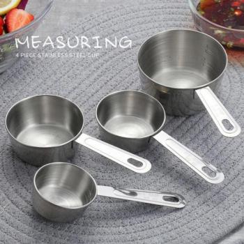 Misurini da Cucinare 4x in Acciaio Inox