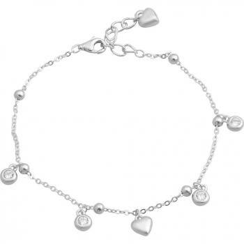 Bracelet argent 3,77 g avec zircons