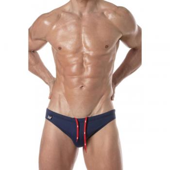 TOF Paris Slip de Bain Bleu Marine XL pour Femmes
