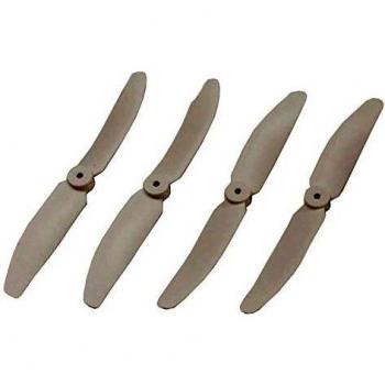 Hélices de rechange pour drone racer, coloris blanc, de la gamme KYOSHO, modèle DR005W, disponibles en pack de 4 unités