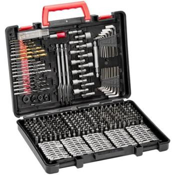 Compact 318‑Bit VEVOR Drill & Driver Set with Organized Case
