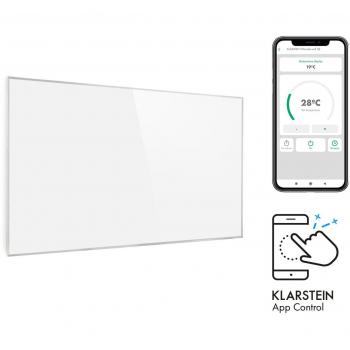 Klarstein Wonderwall Smart: Radiateur Silencieux 450 W, Panneau 50x90 cm, Wi‑Fi, IP24