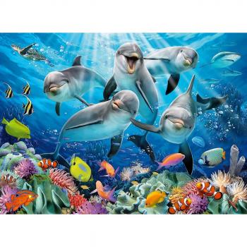 Puzzle Dauphins Océan