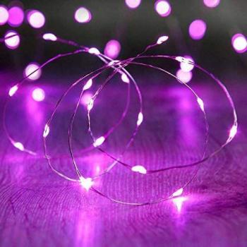 Metaku Fairy Lights Battery Operated 16.4Ft/5M 50 LED String Lights Twinkle Christmas Lights Indoor Decorative Mini Lights for Home Bedroom Garden Wedding Party Festival Decorations