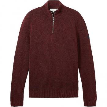 TOM TAILOR Troyer Strickpullover dunkelrot | XL