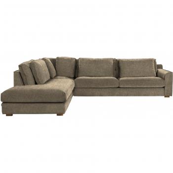 Grande Ecksofa Furninova – 321 cm Länge, 84 cm Breite, 271 cm Höhe, grau (Stone)