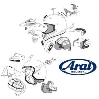 Arai SZ-F Jet Helm Scherm