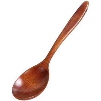 Natural Wooden Soup Spoon