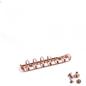 A7 Size Metal Binder Clip with Spiral Rings
