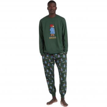 Pijama Paddington de punto verde