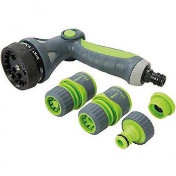 Set di pistola a spray per giardinaggio ergonomica e regolabile professionale Silverline