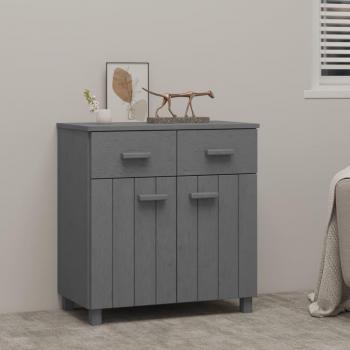 VidaXL HAMAR Dunkelgraues Sideboard 79x40x80 cm Kiefer