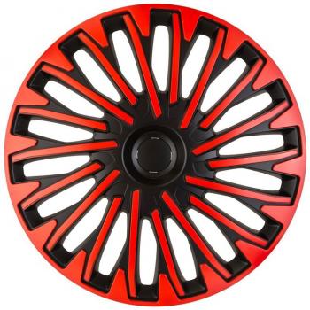 Tapacubos Soho 15 Pulgadas Negro/Rojo