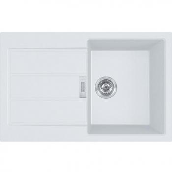 Franke Sirius 2.0 Tectonite Spüle S2D 611-78, 78x50 cm, Weiß
