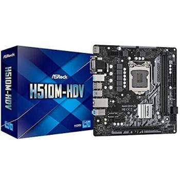 ASROCK MB 1200 10/11Â° GEN. H510M-HDV M.2 SE 2xDDR4 4xSATA VGA/DVI/HDMI