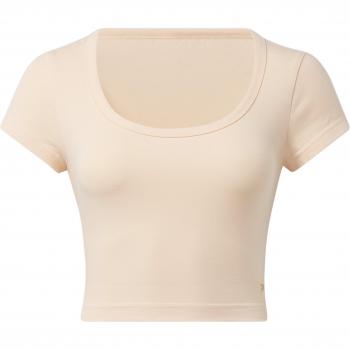 Reebok Classics Women's Cropped Short Sleeve Tee Aura Orange S