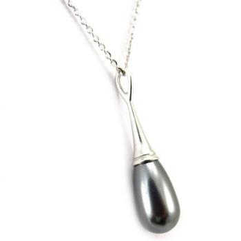 Les Trésors De Lily Gray 'Perla' Necklace in Silver