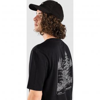 Kohle Blau Wasser T-Shirt Herren schwarz