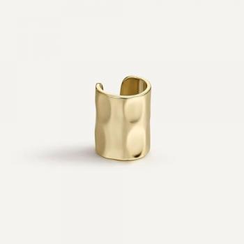 Ear Cuff Crush de Earcandy Jewelry en Plata de Ley 925 con baño de oro 18k