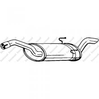BOSAL 135-061 Cano de escape traseiro