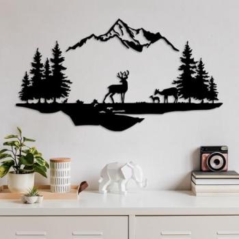 Naturinspirierte Wanddeko