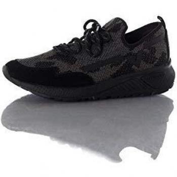 Diesel Men's S-kby Low-Top Sneakers, Black, Size 8 UK