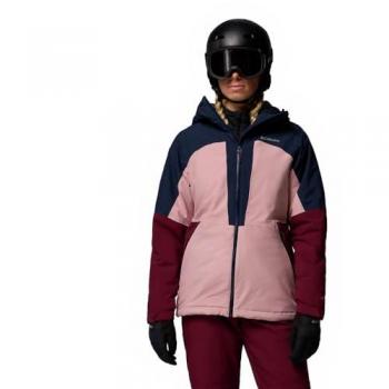 Veste Femme Columbia Liftline Capuche Rose et Bleu Marine