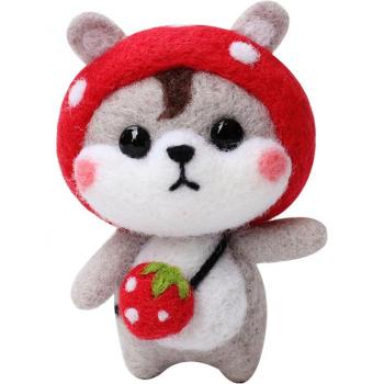 Animaux doux en fil de laine