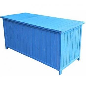 Bóveda Azul para Cojines y Herramientas en Madera Tratada
