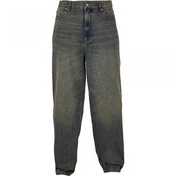Bequeme Jeans URBAN CLASSICS Urban Classics Herren 90's Jeans Gr. 40, grau (2000 washed)